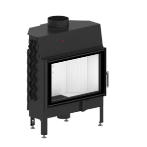 Hogar de leña 14 Kw.Albero AL14S.HD frontal acristalado